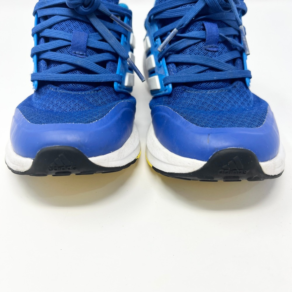 Adidas Edge Lux Boys Running Shoes 3.5 Royal Blue White Yellow Low Top - Picture 7 of 11